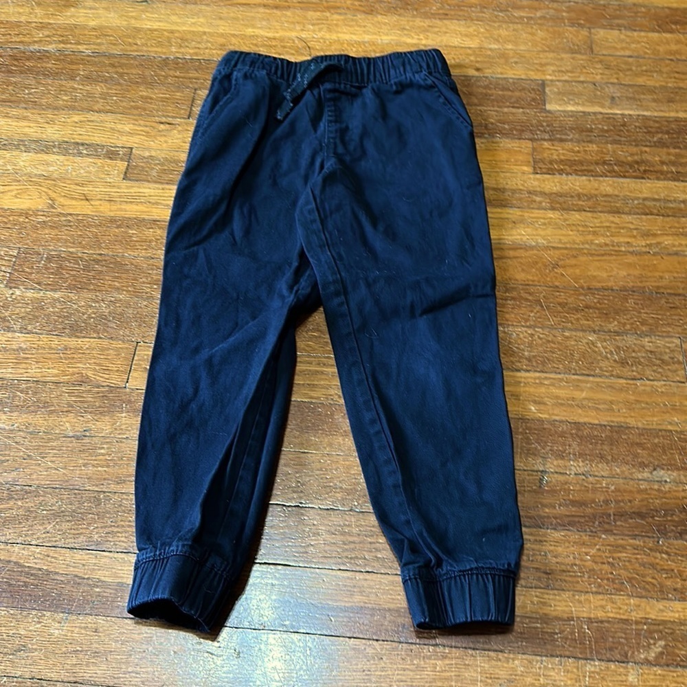 Arizona Boys Black Cotton Pull On Joggers, Sz 6/7